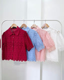 Cherice Premium Eyelet Top