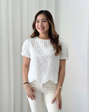 Kadie Premium Eyelet Top