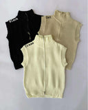 Trisha Premium High-Neck Knit Top