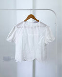 Kadie Premium Eyelet Top