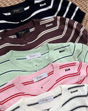 Vinka Stripe Knit Top