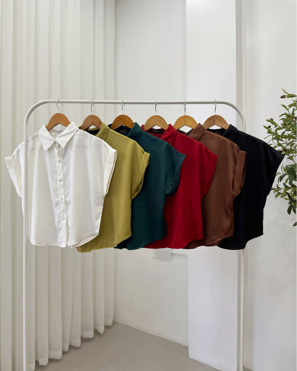 Relza Button-down Silk Top