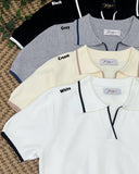 Zecha Premium Collared Knit Top