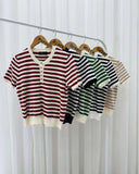 Jamil Premium Stripe Knit Top