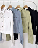 Clive Premium Buttondown Jacket Top
