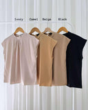 Kenzie Pleated Silk Top