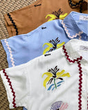 Blaise Embroidered Buttondown Top