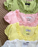 Amilia Peplum Ruffle Top