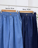 Ommi Denim Wide-Leg Pants