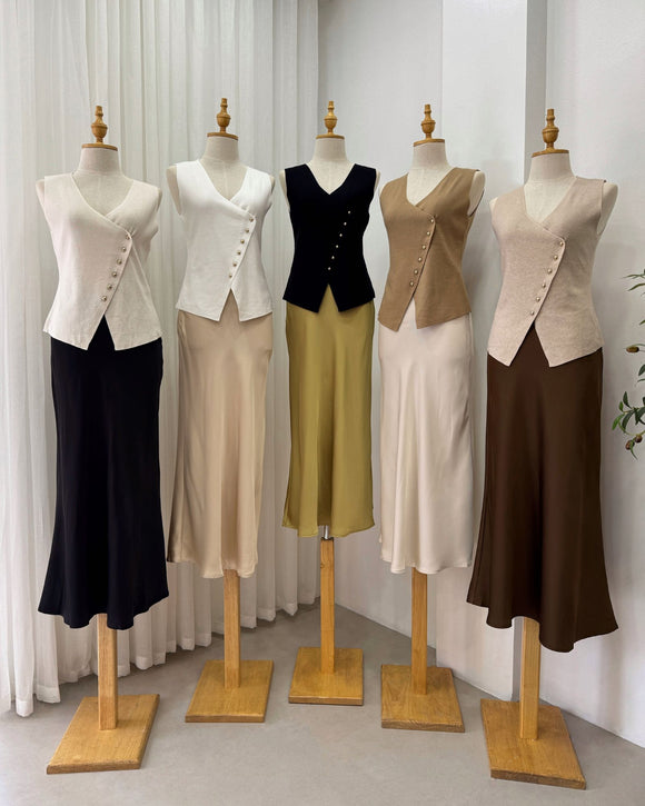 Miralou Premium Long Vest Knit Top