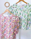 Lyrica Premium Floral Eyelet Top