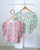 Lyrica Premium Floral Eyelet Top