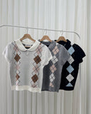 Yeva Premium Collared Knit Top