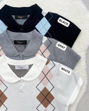 Yeva Premium Collared Knit Top