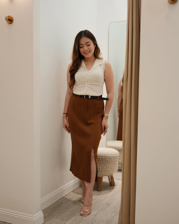 Anjie Premium Sleeveless Knit Top