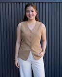 Aphra Buttondown Vest Top