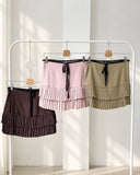 Britt Pleated Polka Skirt