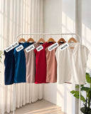 Andrea V-Neck Silk Top