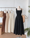 Cadence Premium Polka Dot Dress