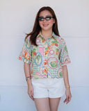 Charine Premium Eyelet Top
