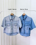 Christie Premium Soft Denim Top