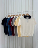 Collared Collared Knit Top