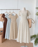Dariel Premium Polka Dot Dress