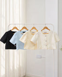 Deane Tweed Crop Top