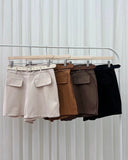 Denvie Belted Shorts