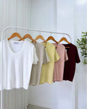 Edelyn U-Neck Knit Top