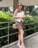 Elleri PU Leather Woven Body Bag