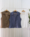 Ericka Premium Collared Top