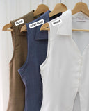Ericka Premium Collared Top