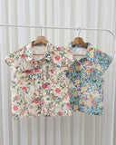 Evora Premium Floral Eyelet Top