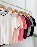 Felani Button-down Knit Top