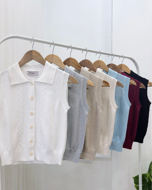 Feran Textured Knit Top