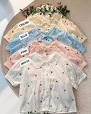 Harmonie Embroidered Buttondown Top