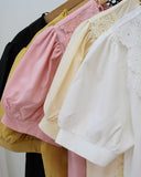 Havanah Puffsleeve Lace Top