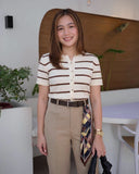 Iriss Buttondown Knit Top