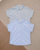 Izel Premium Buttondown Stripe Top