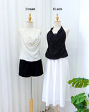 Jiyana Premium Polka Dot Halter Top