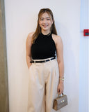 Kelsa Halter Knit Top