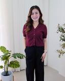 Kennan Pufflseeve Rib Knit Top