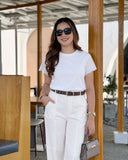 Kiarah Eyelet-Sleeved Cotton Top