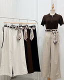Kirk Premium Belted Pants