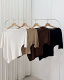 Klaire Asymmetrical Knit Top