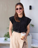 Maggie Premium Chinese-Collared Top