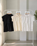 Maggie Premium Chinese-Collared Top
