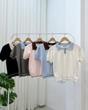 Malika Collared Knit Top