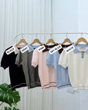Malika Collared Knit Top